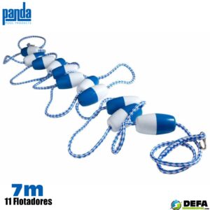 L?nea de flotaci?n Panda PA-CFLOT-7M 7 m con 11 flotadores