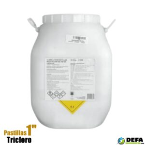 Tricloro en pastilla de 1" Chloryne 2-C006 Cuñete 50 kg