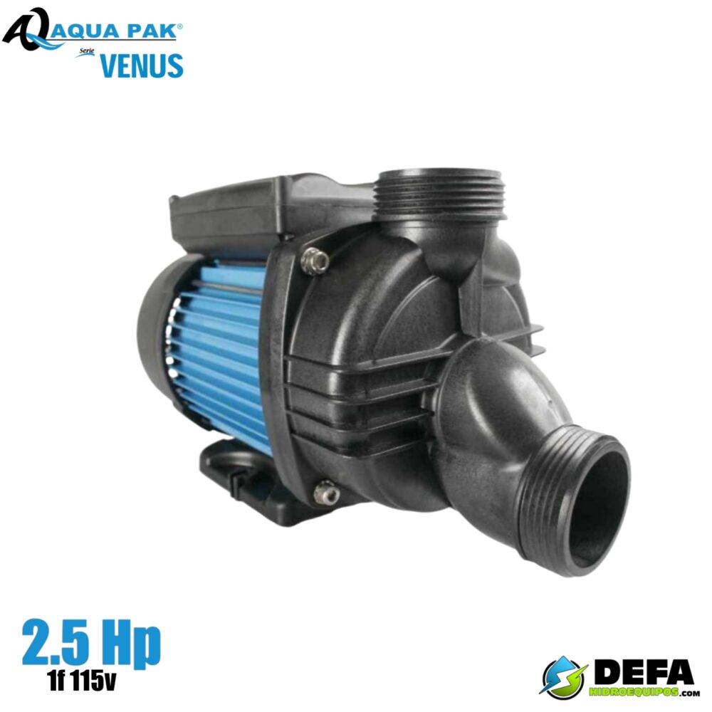 Bomba para Hidromasaje Aqua Pak VENUS25N 2.5 hp 1f 115v