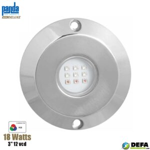 Lampara para piscina Panda DLX-3-C-18W-12D RGB 18w 12vdc