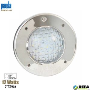 Lampara para piscina Panda DLX-5N-B-12W-12A Blanco puro 12w 12vca