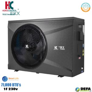 Bomba de calor inteligente Hidrocontrol  EK71X-M2-INVERTER 71,000 BTU 1f 230v