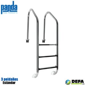 Escalera en acero inoxidable Panda 012-016-A-001 3 pelda?os Est?ndar