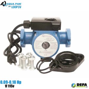 Bomba recirculadora Aqua Pak LOOP3V32-9/1115 3 velocidades 1f 115v