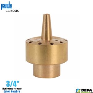 Boquilla decorativa Panda N-0.75H-FL-150 Hembra NPT 3/4"