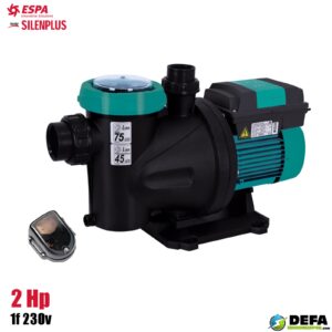 Bomba para Piscina  ESPA SILENPLUS 2M con variador de fecuencia 2 hp 1f 230v