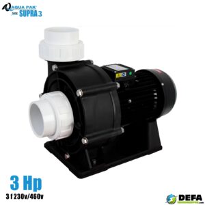 Bomba para piscina Aqua Pak SUPRA3-30-3234 3 hp 3f 230v/460v