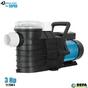 Bomba para piscina Aqua Pak SUPRA 30/1230 3 hp 1f 230v
