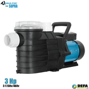 Bomba para piscina Aqua Pak SUPRA 30/3234 3 hp 3f 230v/460v