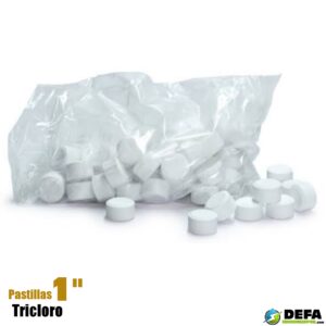 Tricloro en pastilla de 1" Chloryne 2-C0061 bolsa de 1 kg