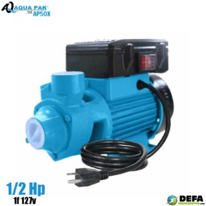 Bomba periferica Aqua Pak AP-50X/1127 1/2 hp 1f 127v interruptor