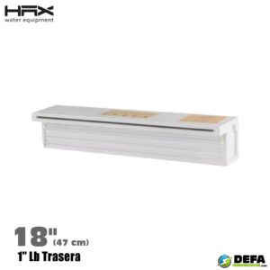 Cascada HAX 6277-020-010 Cascada de 18" de ancho con labio de 1"