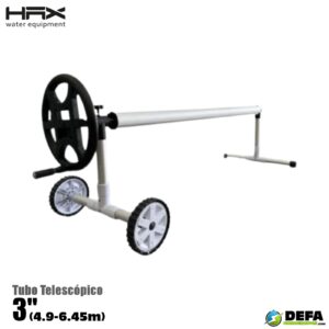 Enrollador para cubierta HAX PCR1001-245 tubo de 3" (4.9-6.45)