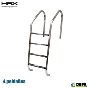 Escalera HAX WL-SL204B-11 de 4 peldaños