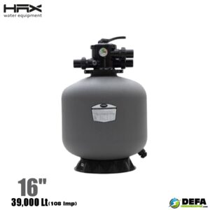 Filtro de arena HAX PDG400 16" con valvula de 1 1/2"