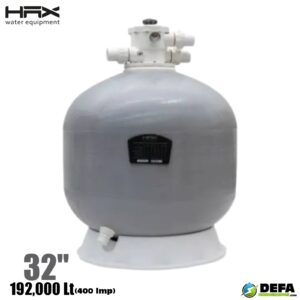 Filtro de arena HAX WL-ADG800 Fibra de vidrio 32" con valvula de 2"