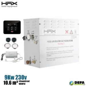 Generador de vapor Hax GS08M-9-WIFI 9KW 240V 10.6m3