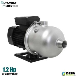 Bomba multietapas Altamira LOTUS100-4/3234 1.2 hp 3f 230v/460v Inoxidable