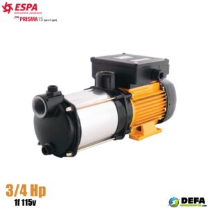 Bomba multietapas horizontal Espa PRISMA15-3/1115 3/4 hp 1f 115v