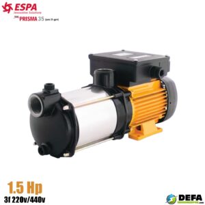 Bomba multietapas horizontal Espa PRISMA35N-2/3224 1.5 hp 3f 220v/440v