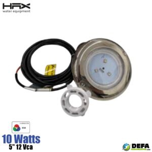 Lampara para piscina HAX LA-10PCSS 10w 12 vca RGB
