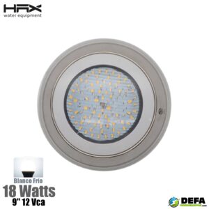 Lampara para piscina HAX 4SW-18W-RGB 18w 12 vcd blanco frio