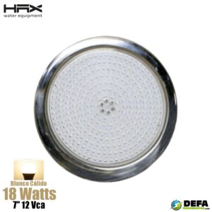 Lampara para piscina HAX LBS-18JTBC 18w  12-24 vcd blanco calido