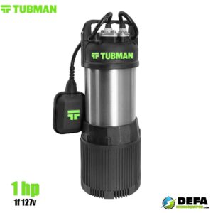 Bomba sumergible Tubman TM-S4-62A-1127 1 hp 1f 127v