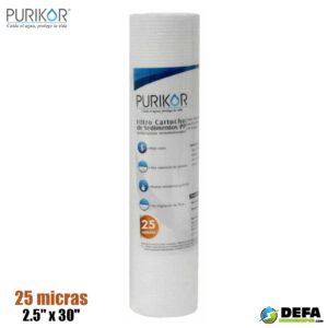 Filtro Cartucho de Polipropileno Termofusionado Purikor PKCPP2.5X30X25