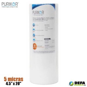 Filtro Cartucho de Polipropileno Termofusionado Purikor PKCPP4.5X20X5