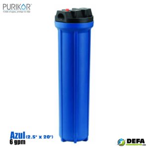 Portafiltro para Cartucho Purikor PKPFA20X.75P Azul 6 gpm