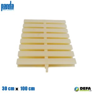 Rejilla de pl?stico para rebosadero Panda PA-REJREBL-PLB30 30 cm x 100 cm