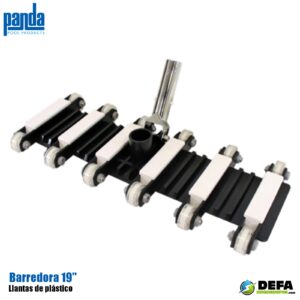 Barredora flexible para piscina Panda PA-ASPIREC-PL19 19" con llantas de plastico