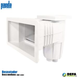 Desnatador de tapa cuadrada con canastilla para piscina Panda PA-DESN-PBC2-M40 40 cm ancho