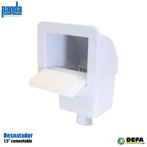 Desnatador de tapa cuadrada con canastilla para piscina/spa Panda PA-DESN-PBC1-SPA 1.5"