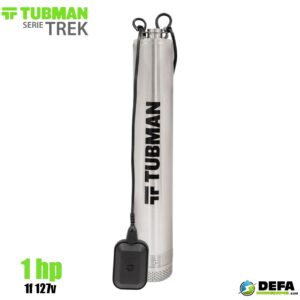 Bomba sumergible tipo bala TUBMAN TREX50-5/1127A 1 HP 1f 127v