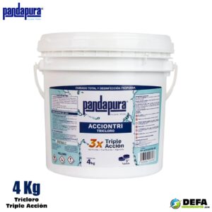 Tricloro triple accion Pandapura PP-ACCTRI-4K Tableta 3" 4kg