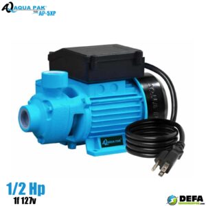Bomba periferica Aqua Pak AP-5XP-1127 1/2 hp 1f 127v interruptor