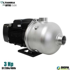 Bomba multietapas Altamira LOTUS150-4/3234 3 hp 3f 230v/460v Inoxidable