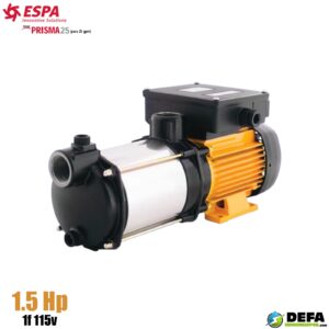 Bomba multietapas horizontal Espa PRISMA25-3/1115 1.5 hp 1f 115v