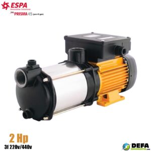 Bomba multietapas horizontal Espa PRISMA45N-2/3224 2 hp 3f 220v/440v