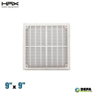Rejilla de fondo Hax SP1035 9" x 9" (23cm x 23cm)