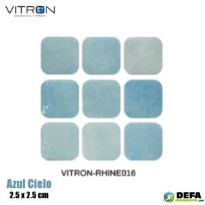 Mosaico para piscina Vitron VITRON-RHINE016 niebla azul cielo
