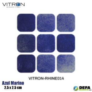 Mosaico para piscina Vitron VITRON-RHINE014 niebla azul marino