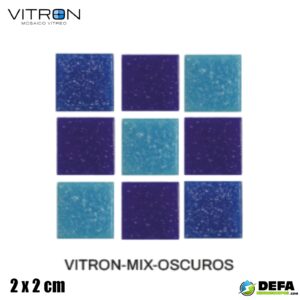 Mosaico para piscina Vitron VITRON-MIX-OSCUROS serie venecia mezcla oscuros