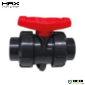 Vavula esfera Hax F71-2 pcv con tuerca union 2"
