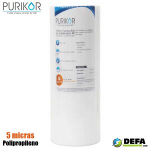 Filtro Cartucho de Polipropileno Termofusionado Purikor PKCPP4.5X20X5