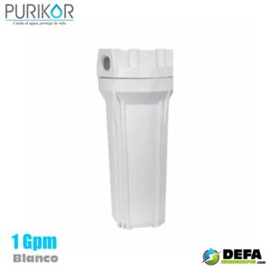 Portafiltro para Cartucho Purikor PKPFB10X.25 Blanco 1 gpm