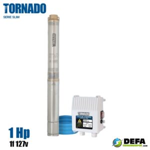 Bomba sumergible tipo bala Tornado SLIM20-4/1127 1 hp 1f 127v
