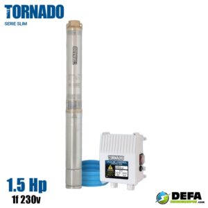 Bomba sumergible tipo bala Tornado SLIM8-13/1230 1.5 hp 1f 230v